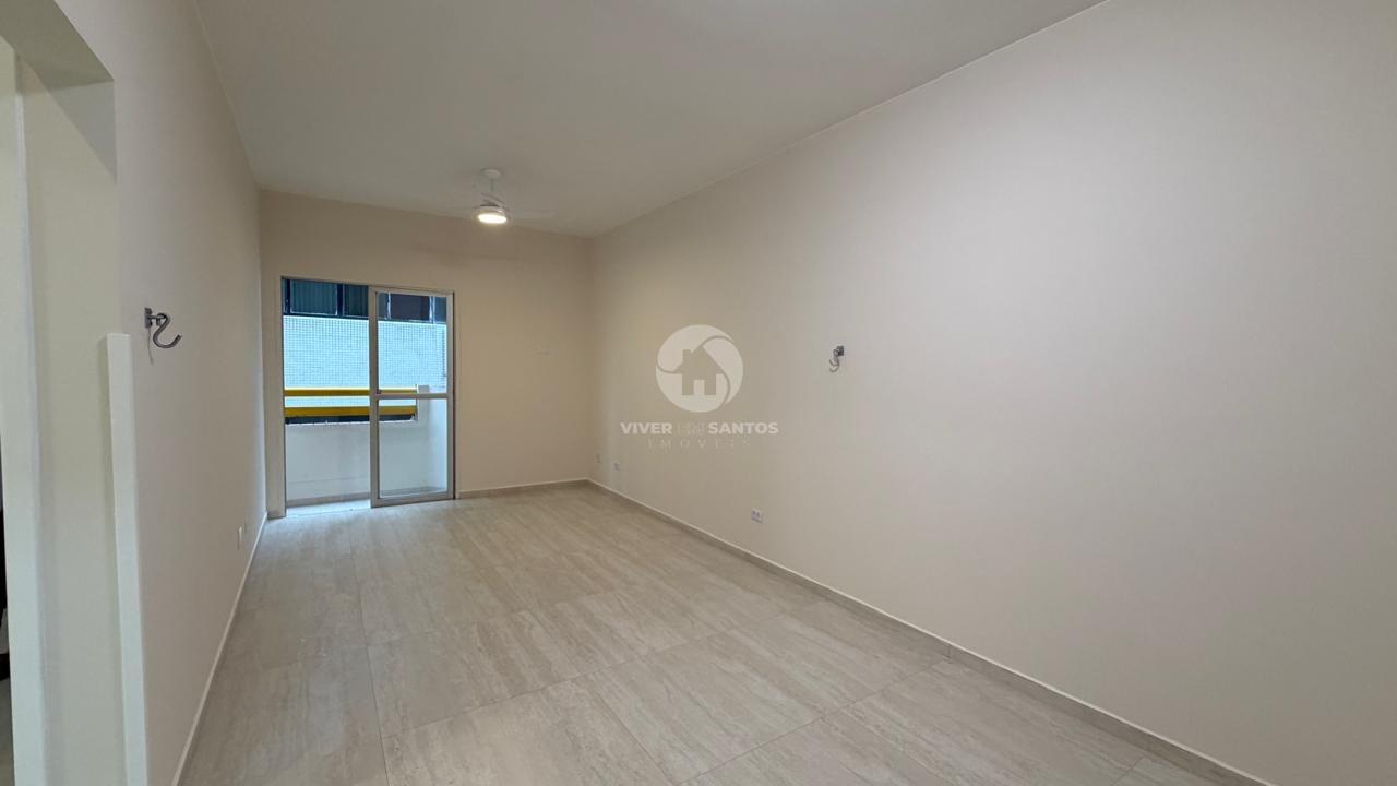 Apartamento 1 Dormitório, 2 Sacadas e Vaga de Garagem a 2 Quadras da Praia na Pompéia – Santos/SP em Pompéia, Santos — foto 3