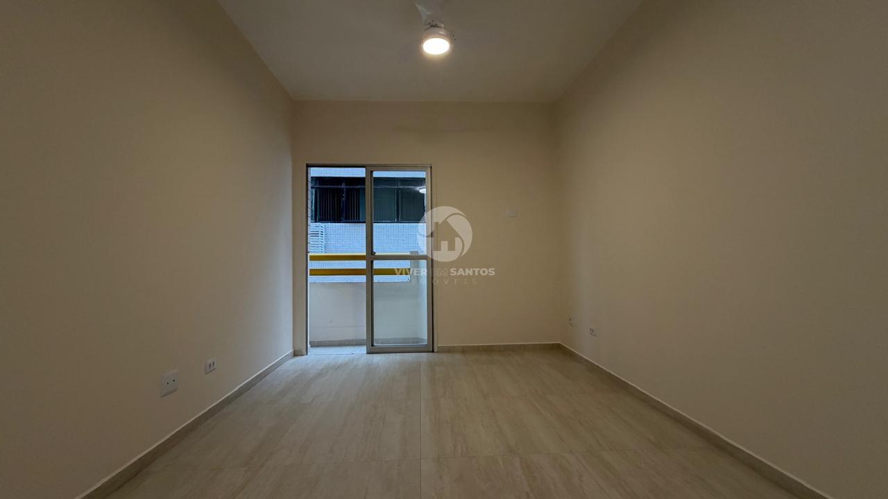 Apartamento 1 Dormitório, 2 Sacadas e Vaga de Garagem a 2 Quadras da Praia na Pompéia – Santos/SP em Pompéia, Santos — foto 2