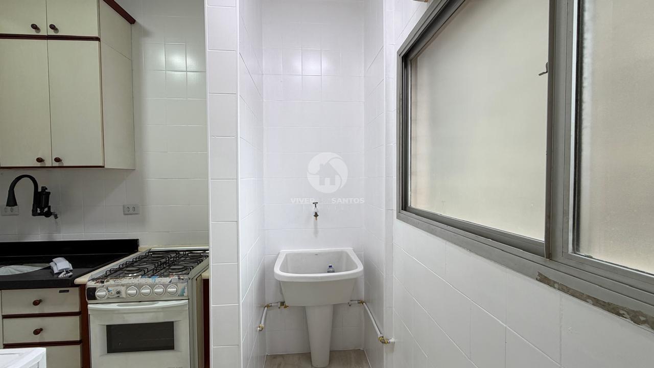 Apartamento 1 Dormitório, 2 Sacadas e Vaga de Garagem a 2 Quadras da Praia na Pompéia – Santos/SP em Pompéia, Santos — foto 10