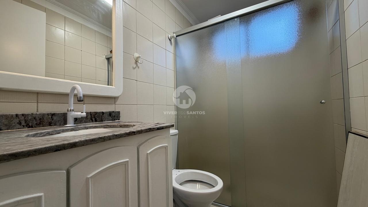 Apartamento 1 Dormitório, 2 Sacadas e Vaga de Garagem a 2 Quadras da Praia na Pompéia – Santos/SP em Pompéia, Santos — foto 19
