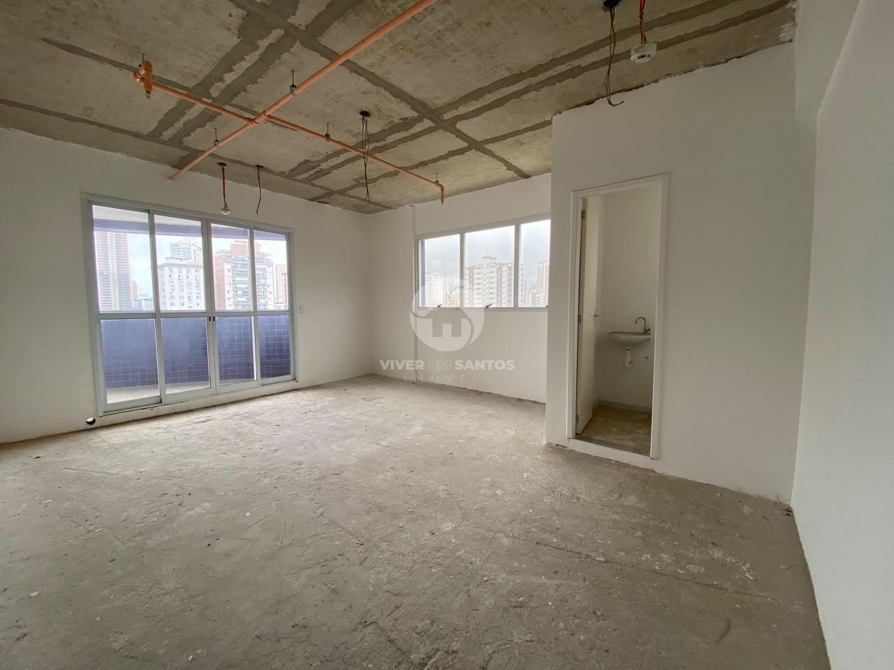 Sala Comercial Nova 36 m², Varanda com Vista para o Porto e Garagem na Ponta da Praia – Santos/SP em Ponta da Praia, Santos — foto 4