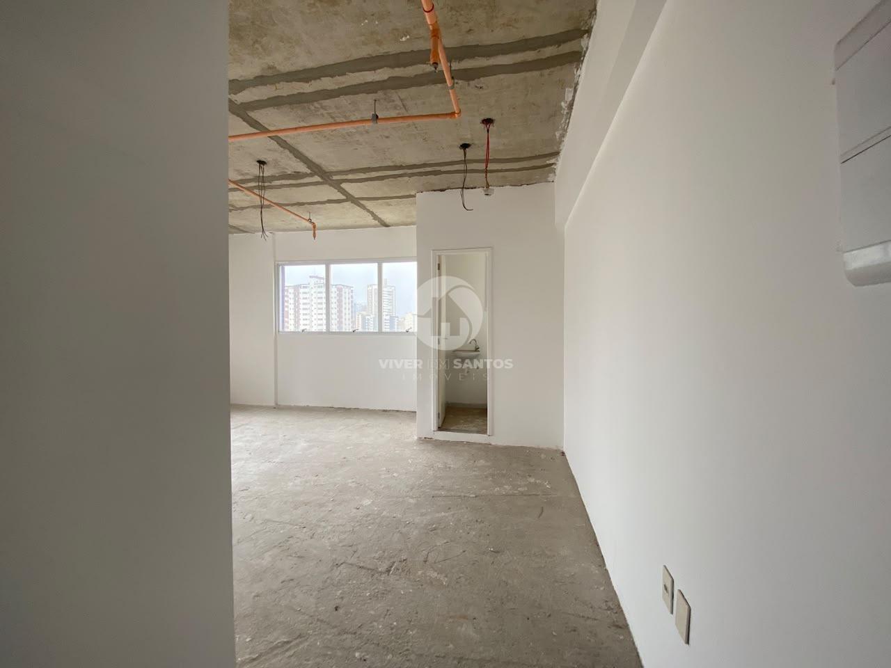 Sala Comercial Nova 36 m², Varanda com Vista para o Porto e Garagem na Ponta da Praia – Santos/SP em Ponta da Praia, Santos — foto 2