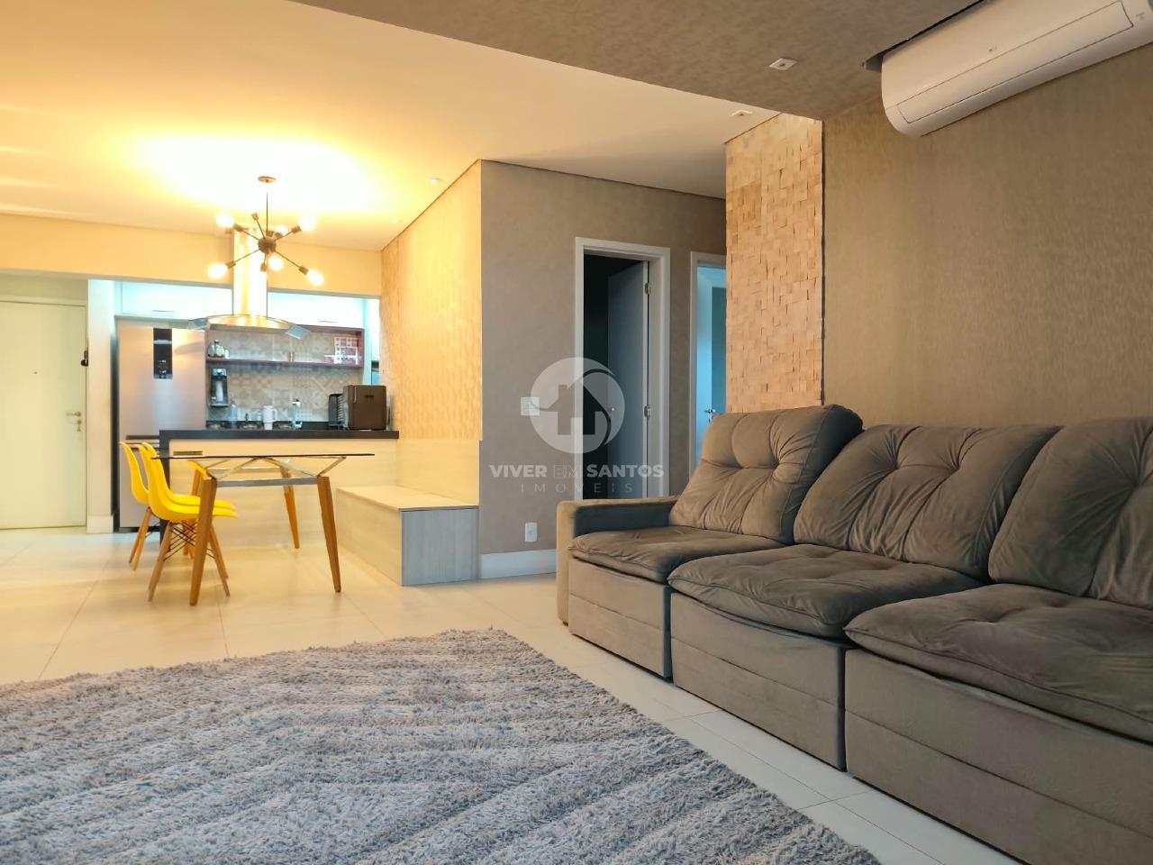 Título: Apartamento com Sala Ampliada, 2 Dormitórios, Garagem e Lazer Completo – Santos/SP em Macuco, Santos — foto 6