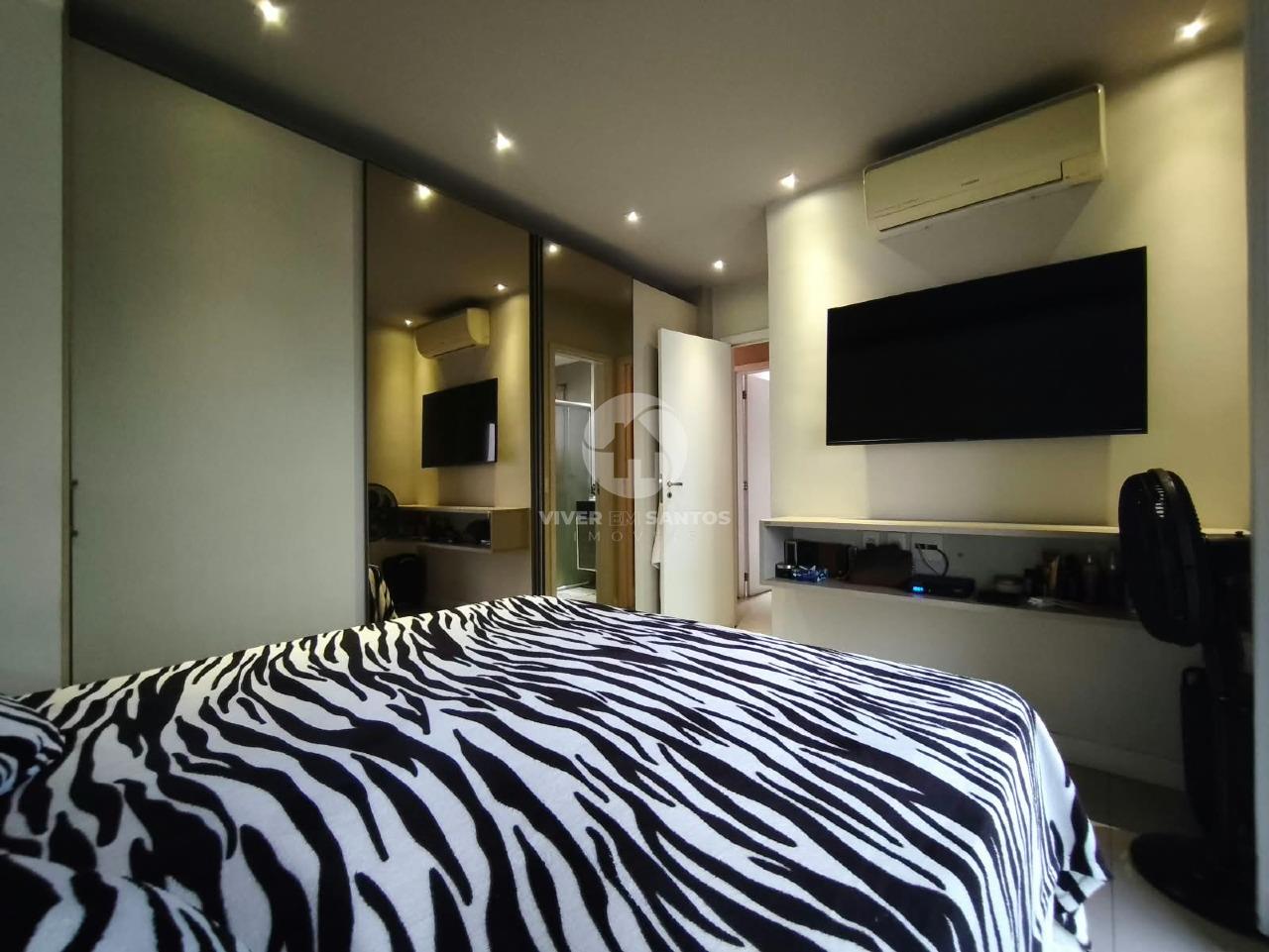 Título: Apartamento com Sala Ampliada, 2 Dormitórios, Garagem e Lazer Completo – Santos/SP em Macuco, Santos — foto 19