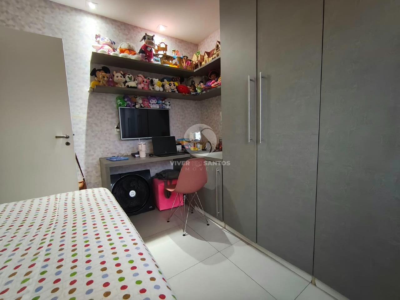 Título: Apartamento com Sala Ampliada, 2 Dormitórios, Garagem e Lazer Completo – Santos/SP em Macuco, Santos — foto 14