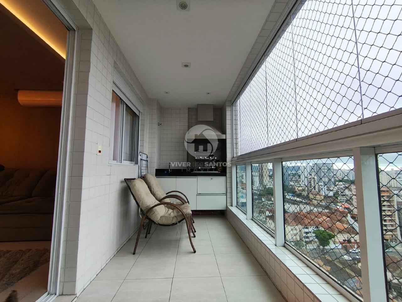 Título: Apartamento com Sala Ampliada, 2 Dormitórios, Garagem e Lazer Completo – Santos/SP em Macuco, Santos — foto 4