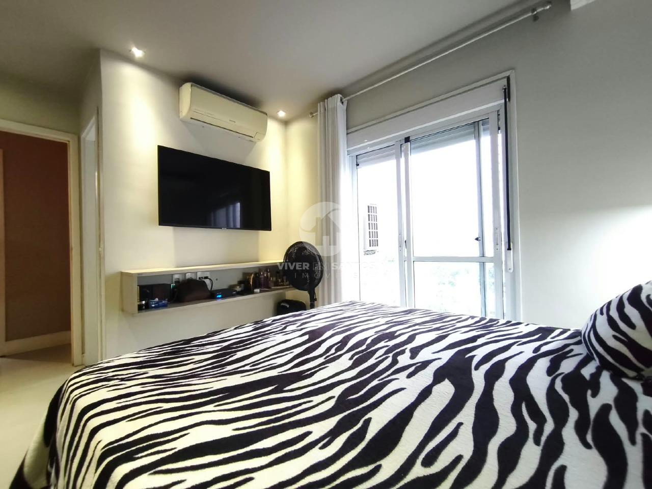 Título: Apartamento com Sala Ampliada, 2 Dormitórios, Garagem e Lazer Completo – Santos/SP em Macuco, Santos — foto 20