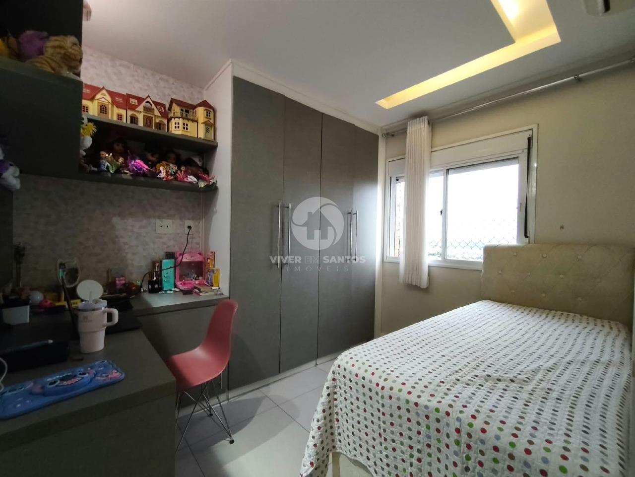 Título: Apartamento com Sala Ampliada, 2 Dormitórios, Garagem e Lazer Completo – Santos/SP em Macuco, Santos — foto 15