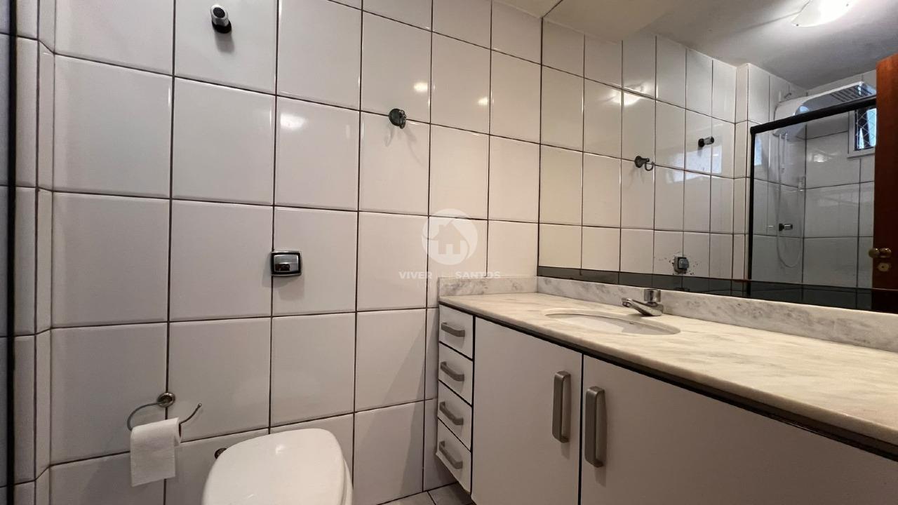 Apartamento Alto Padrão 196 m², 3 Suítes, Hall Privativo, Vista para o Mar e 2 Vagas no Embaré – Santos/SP em Embaré, Santos — foto 14