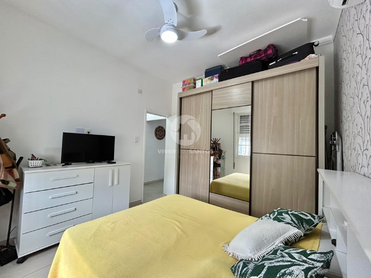 Apartamento Térreo Reformado, 2 Dormitórios e Garagem Coletiva na Encruzilhada – Santos/SP em Encruzilhada, Santos — foto 7