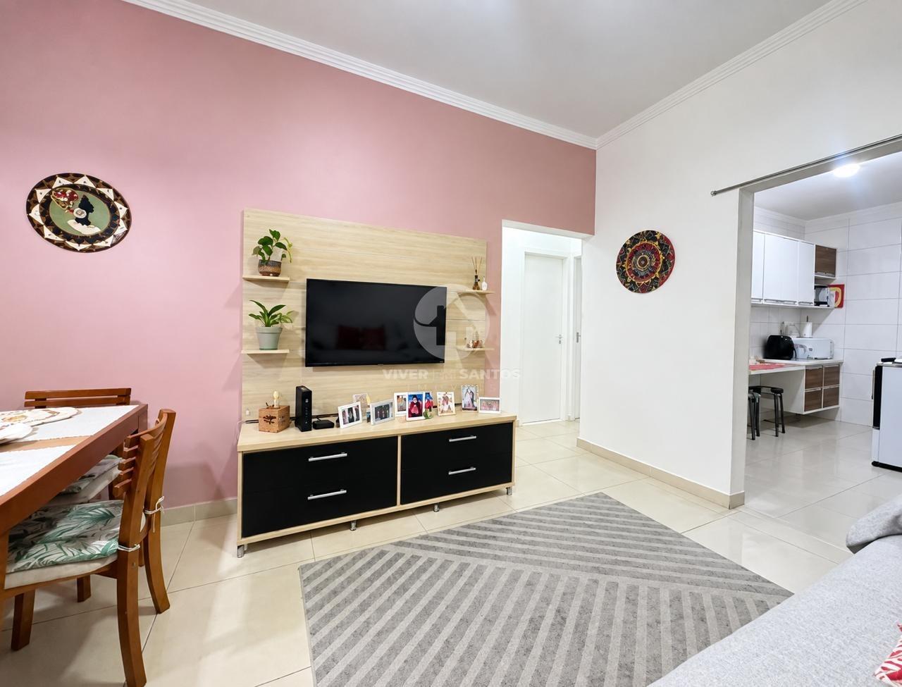 Apartamento Térreo Reformado, 2 Dormitórios e Garagem Coletiva na Encruzilhada – Santos/SP em Encruzilhada, Santos — foto 4