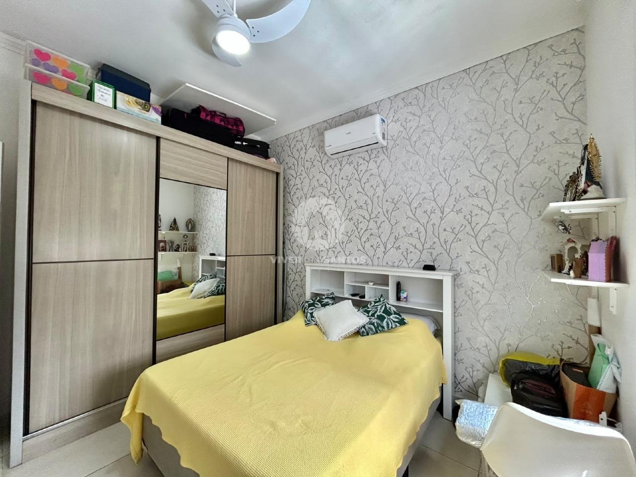 Apartamento Térreo Reformado, 2 Dormitórios e Garagem Coletiva na Encruzilhada – Santos/SP em Encruzilhada, Santos — foto 6