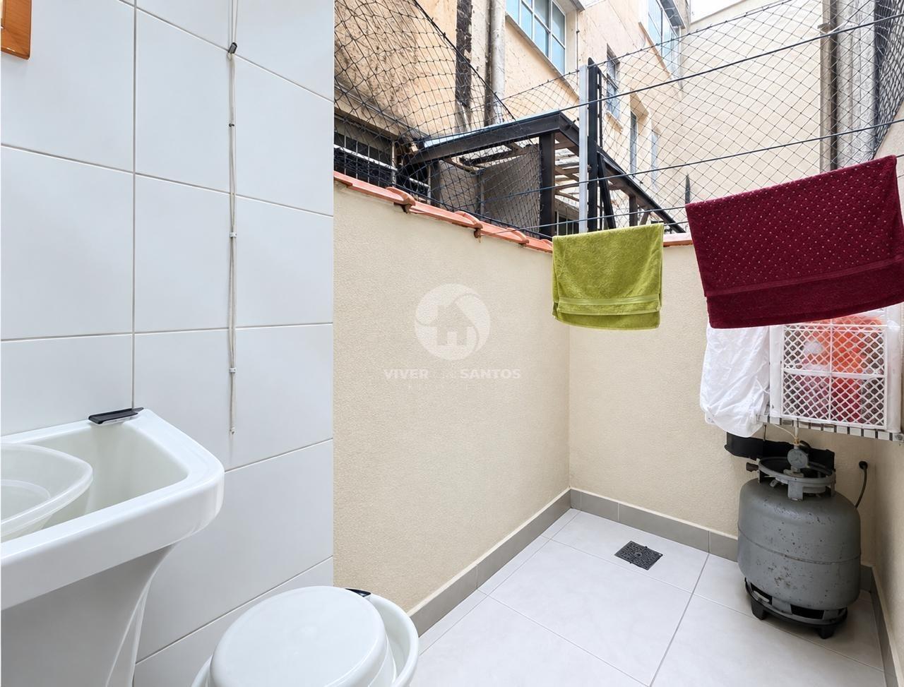Apartamento Térreo Reformado, 2 Dormitórios e Garagem Coletiva na Encruzilhada – Santos/SP em Encruzilhada, Santos — foto 15