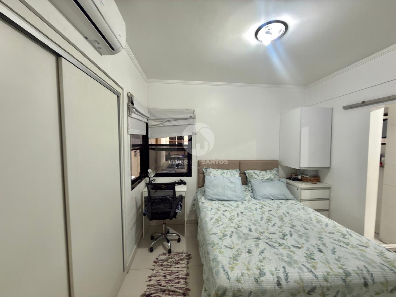 Apartamento Reformado, 3 Dormitórios, Suíte, Terraço e Garagem Próximo à Praia na Aparecida – Santos/SP em Aparecida, Santos — foto 16