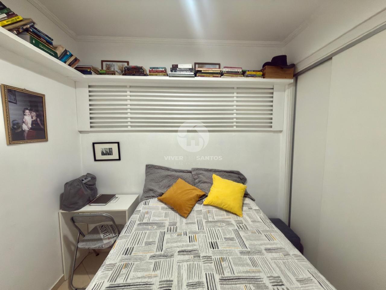 Apartamento Reformado, 3 Dormitórios, Suíte, Terraço e Garagem Próximo à Praia na Aparecida – Santos/SP em Aparecida, Santos — foto 18