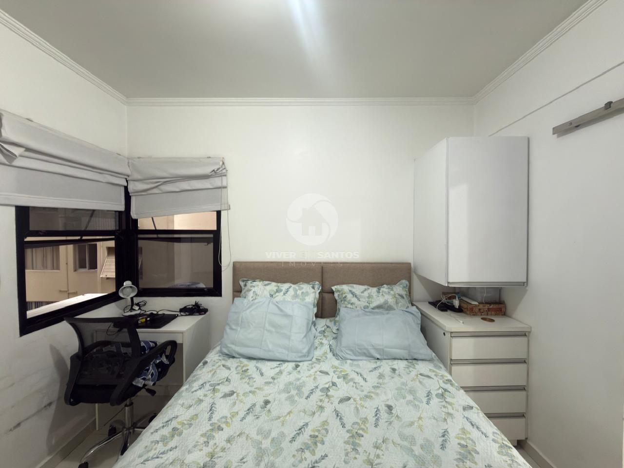 Apartamento Reformado, 3 Dormitórios, Suíte, Terraço e Garagem Próximo à Praia na Aparecida – Santos/SP em Aparecida, Santos — foto 17