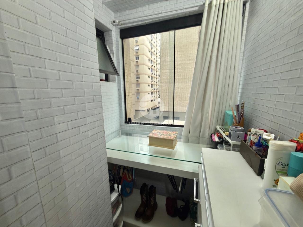 Apartamento Reformado, 3 Dormitórios, Suíte, Terraço e Garagem Próximo à Praia na Aparecida – Santos/SP em Aparecida, Santos — foto 10