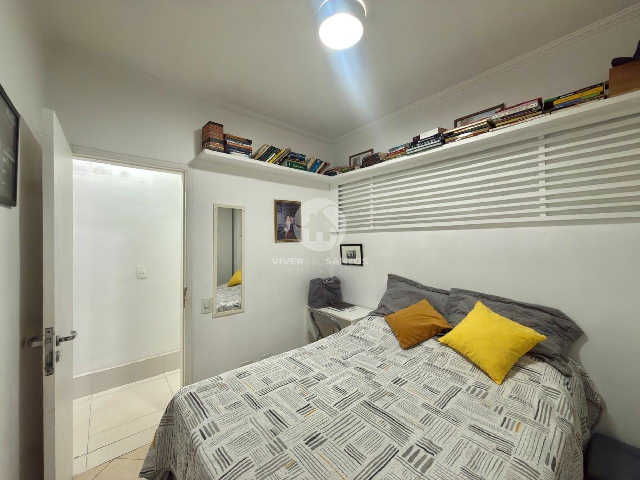 Apartamento Reformado, 3 Dormitórios, Suíte, Terraço e Garagem Próximo à Praia na Aparecida – Santos/SP em Aparecida, Santos — foto 19
