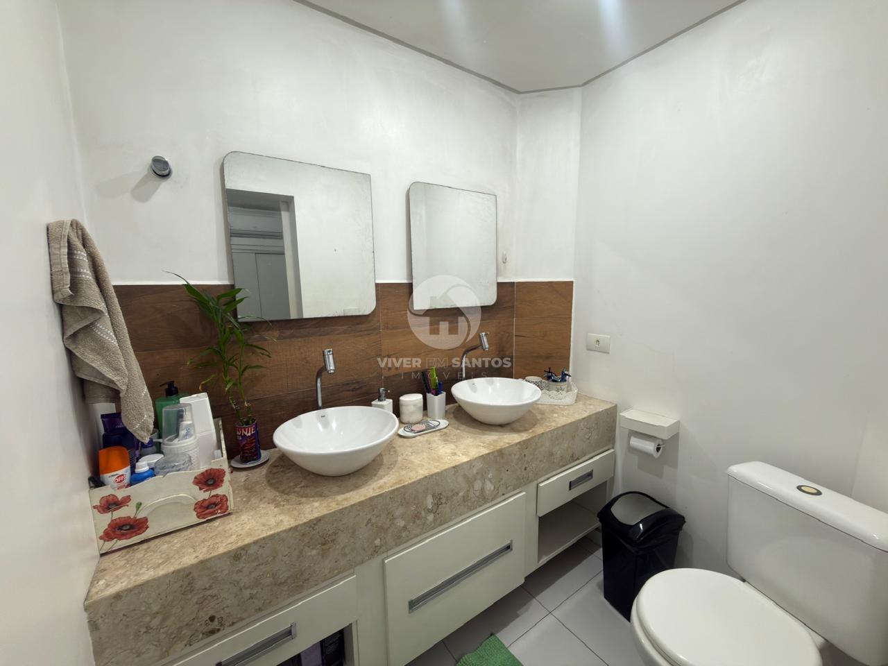 Apartamento Reformado, 3 Dormitórios, Suíte, Terraço e Garagem Próximo à Praia na Aparecida – Santos/SP em Aparecida, Santos — foto 21