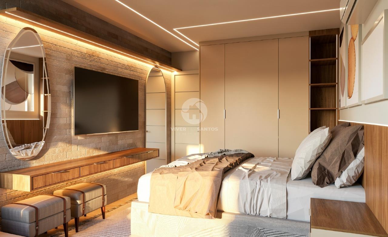 Apartamento Reformado 60 m², 2 Dormitórios e Vaga a 1 Quadra da Praia no Gonzaga – Santos/SP em Gonzaga, Santos — foto 6