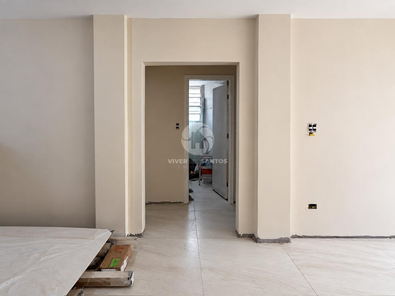 Apartamento Reformado 60 m², 2 Dormitórios e Vaga a 1 Quadra da Praia no Gonzaga – Santos/SP em Gonzaga, Santos — foto 9