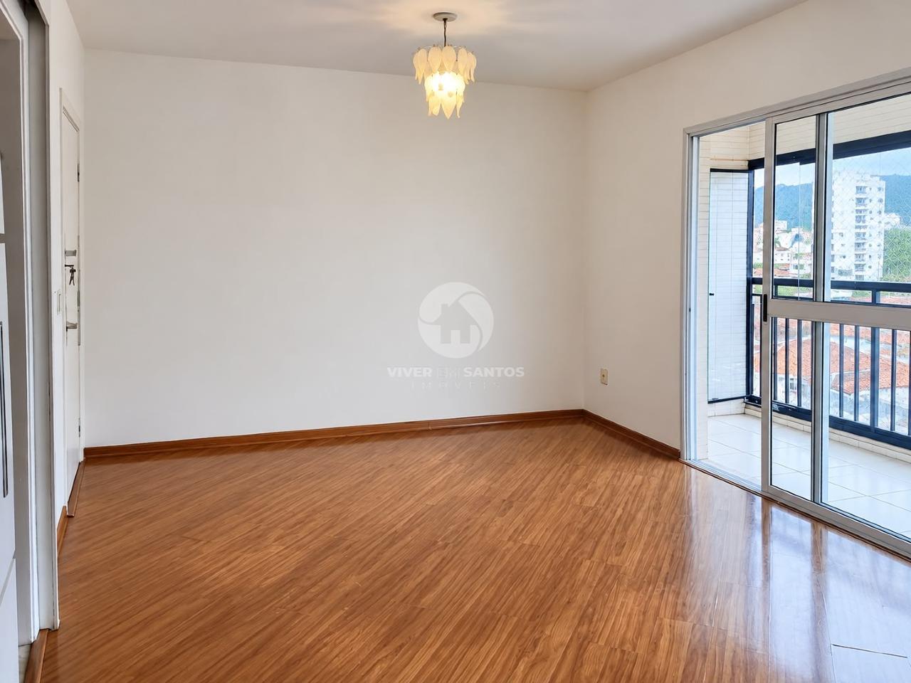 Apartamento de Frente 80 m², 3 Dormitórios, Suíte, Varanda e Lazer no Gonzaga – Santos/SP em Gonzaga, Santos — foto 2