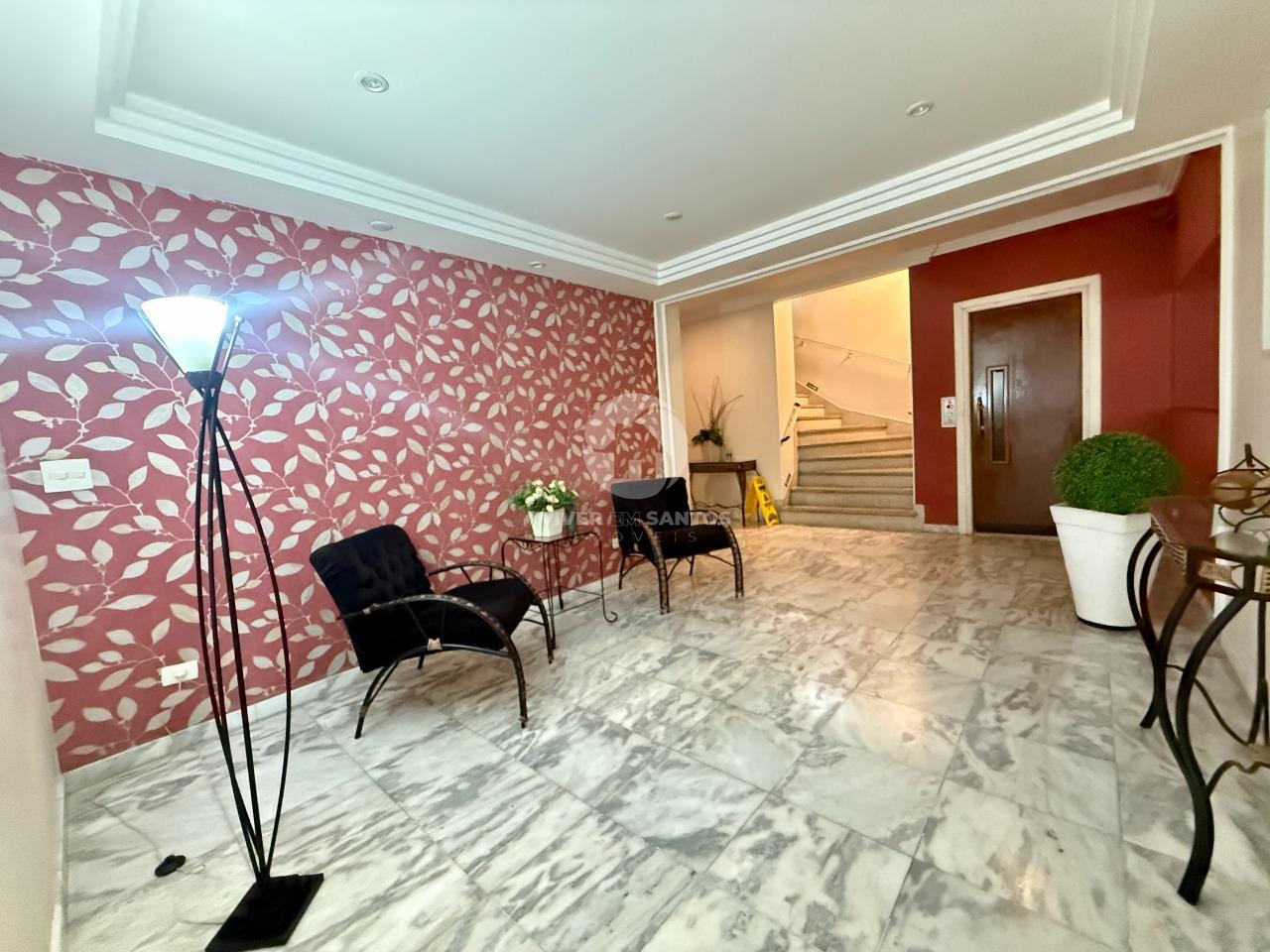 Apartamento Mobiliado 140 m², 3 Dormitórios, Suíte e Vaga no Campo Grande – Santos/SP em Campo Grande, Santos — foto 3