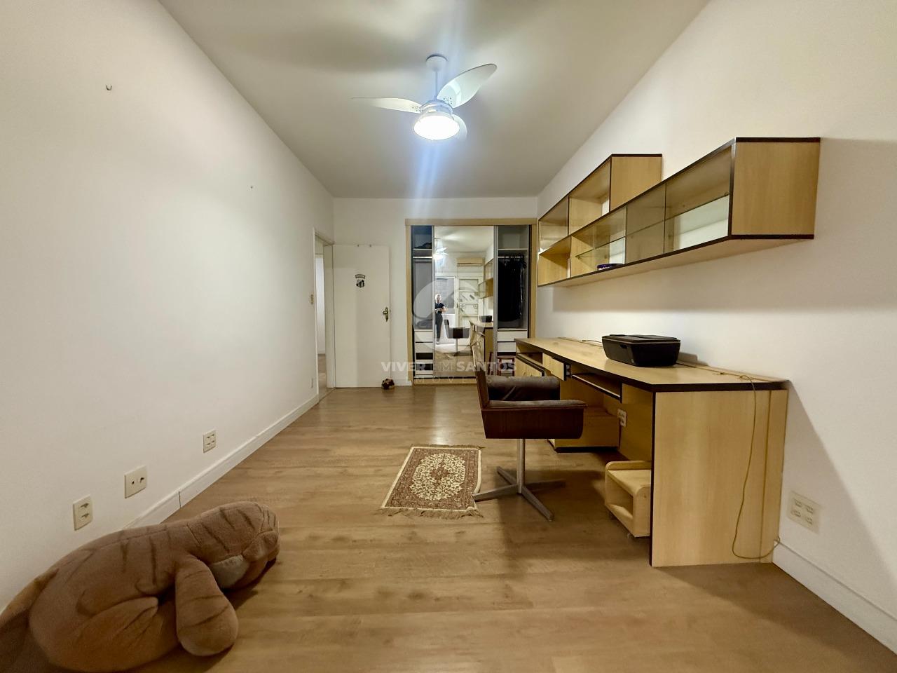 Apartamento Mobiliado 140 m², 3 Dormitórios, Suíte e Vaga no Campo Grande – Santos/SP em Campo Grande, Santos — foto 18
