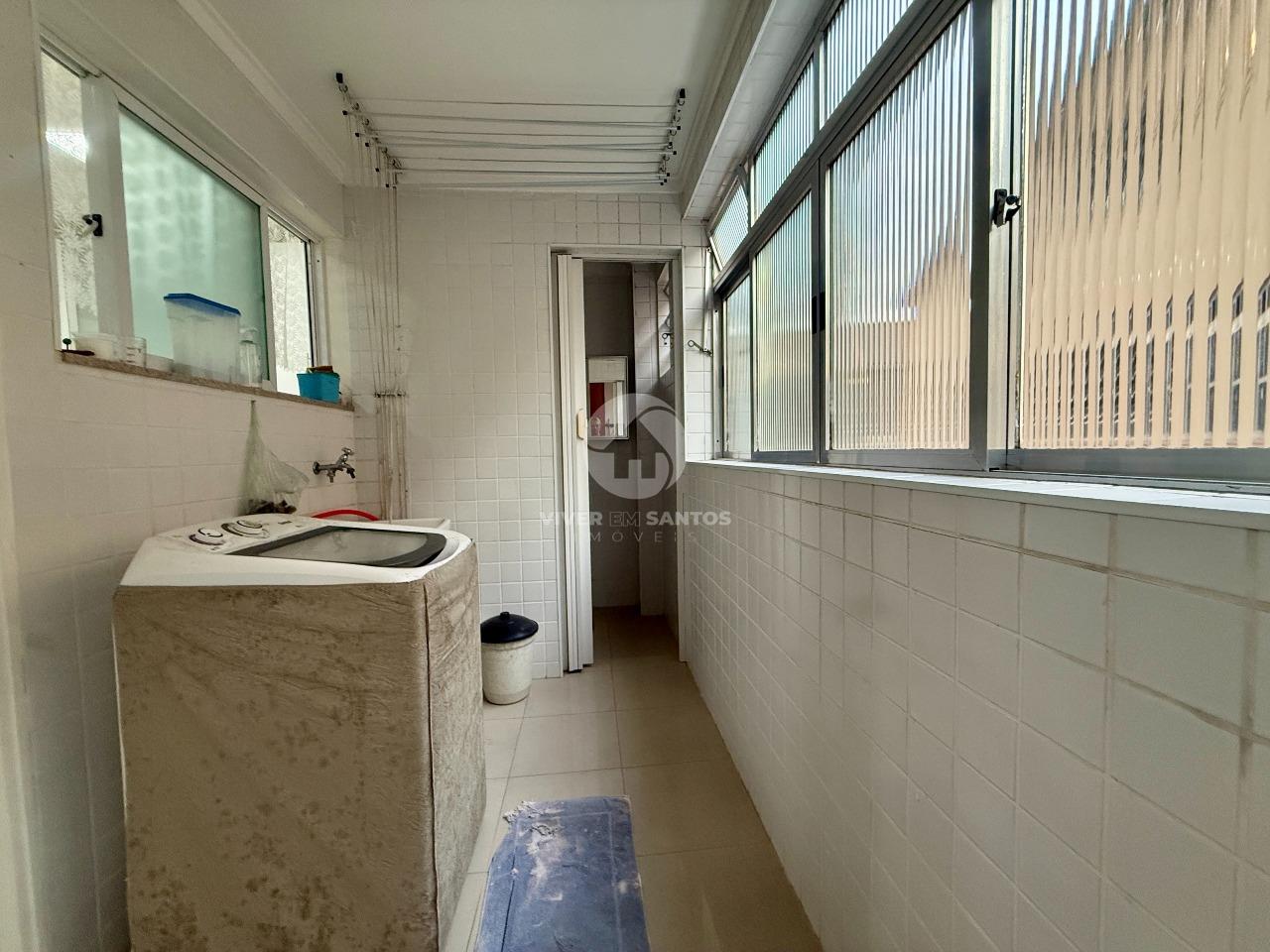 Apartamento Mobiliado 140 m², 3 Dormitórios, Suíte e Vaga no Campo Grande – Santos/SP em Campo Grande, Santos — foto 14