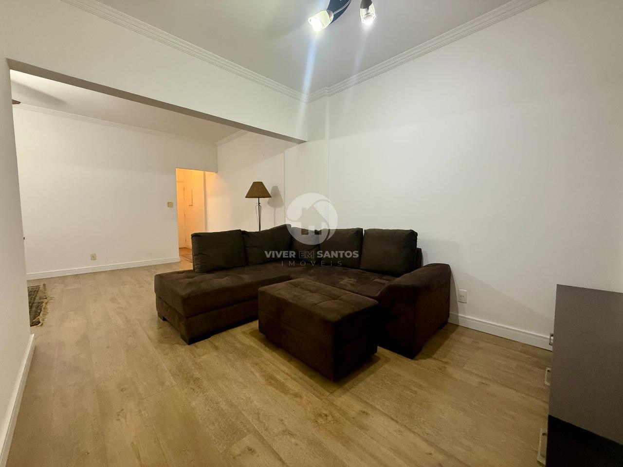 Apartamento Mobiliado 140 m², 3 Dormitórios, Suíte e Vaga no Campo Grande – Santos/SP em Campo Grande, Santos — foto 6