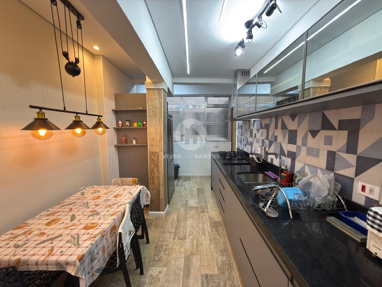 Apartamento Frente Mar 134 m², 2 Suítes, Varanda Gourmet e Vista Panorâmica no Embaré – Santos/SP em Boqueirão, Santos — foto 18