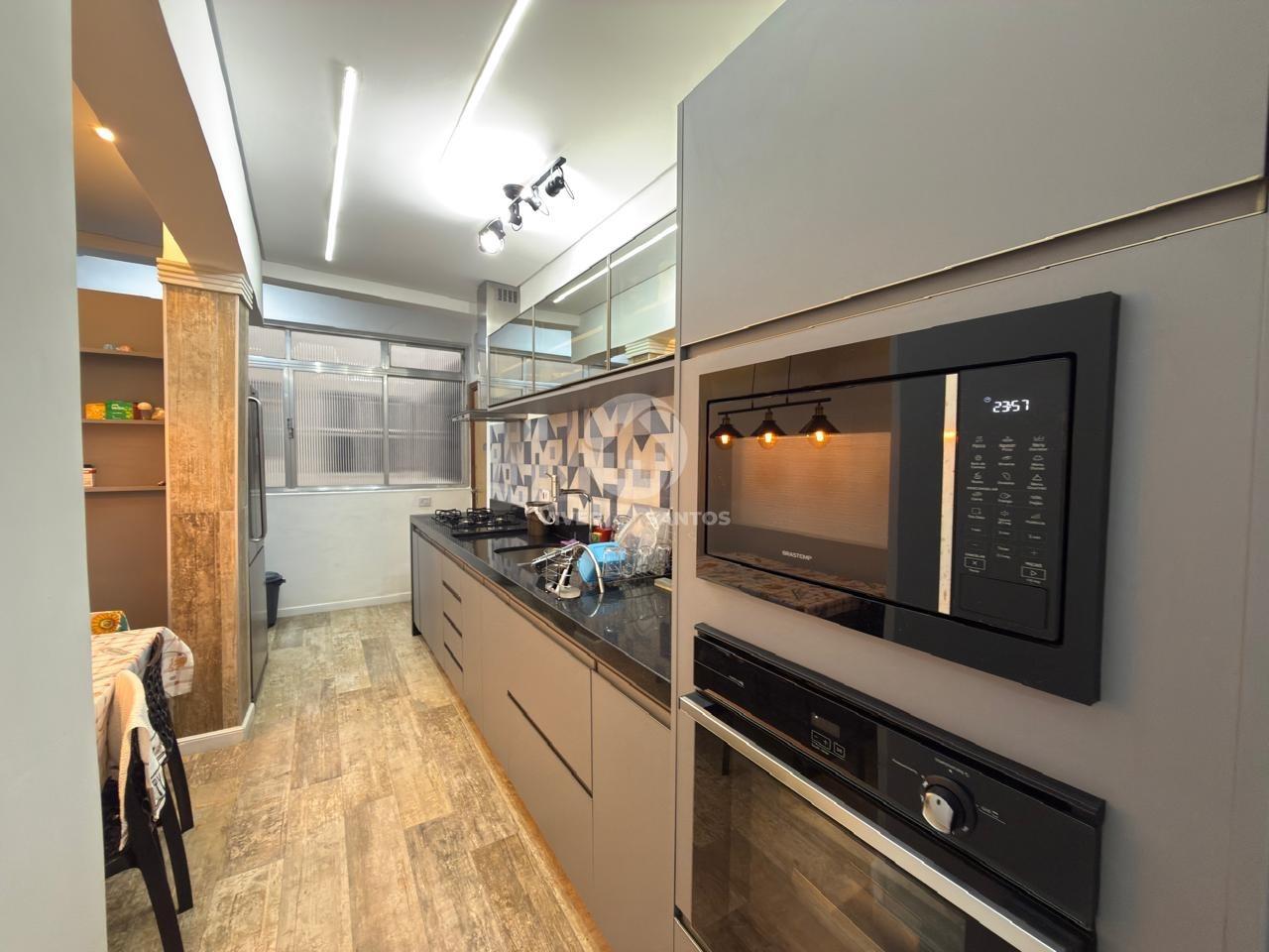 Apartamento Frente Mar 134 m², 2 Suítes, Varanda Gourmet e Vista Panorâmica no Embaré – Santos/SP em Boqueirão, Santos — foto 17