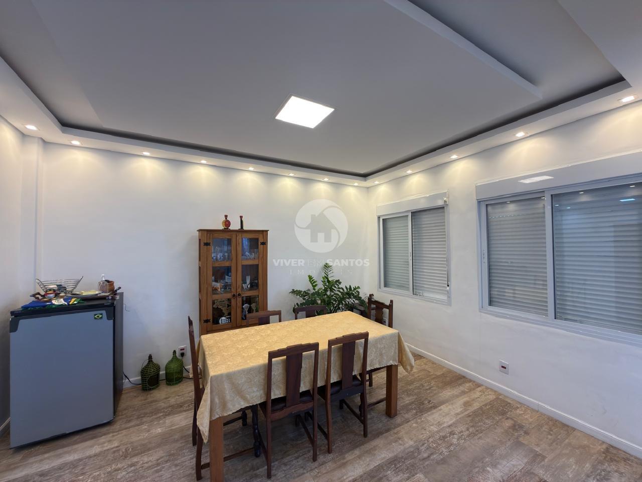 Apartamento Frente Mar 134 m², 2 Suítes, Varanda Gourmet e Vista Panorâmica no Embaré – Santos/SP em Boqueirão, Santos — foto 8