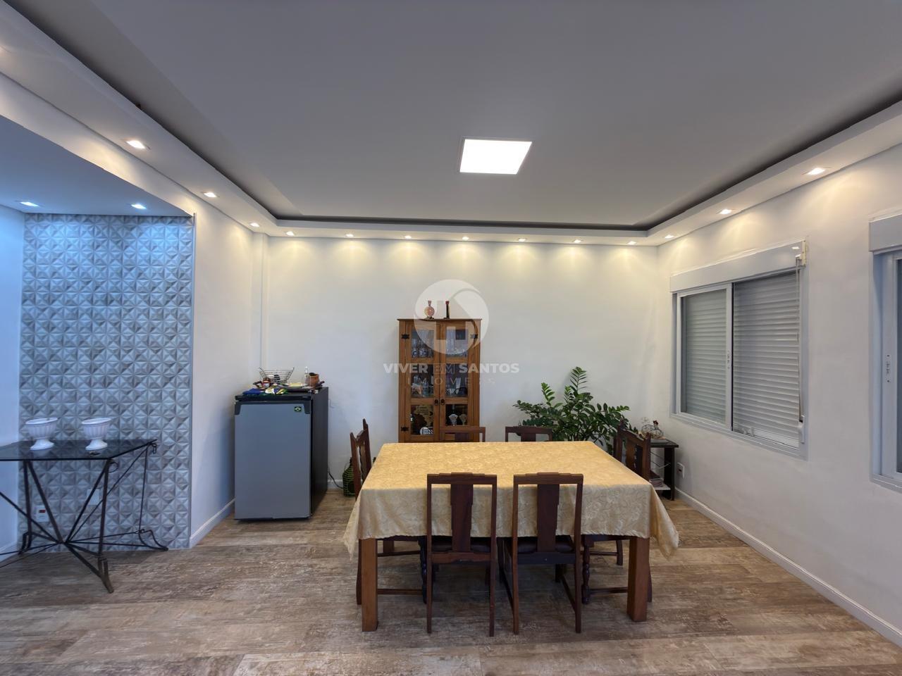 Apartamento Frente Mar 134 m², 2 Suítes, Varanda Gourmet e Vista Panorâmica no Embaré – Santos/SP em Boqueirão, Santos — foto 7