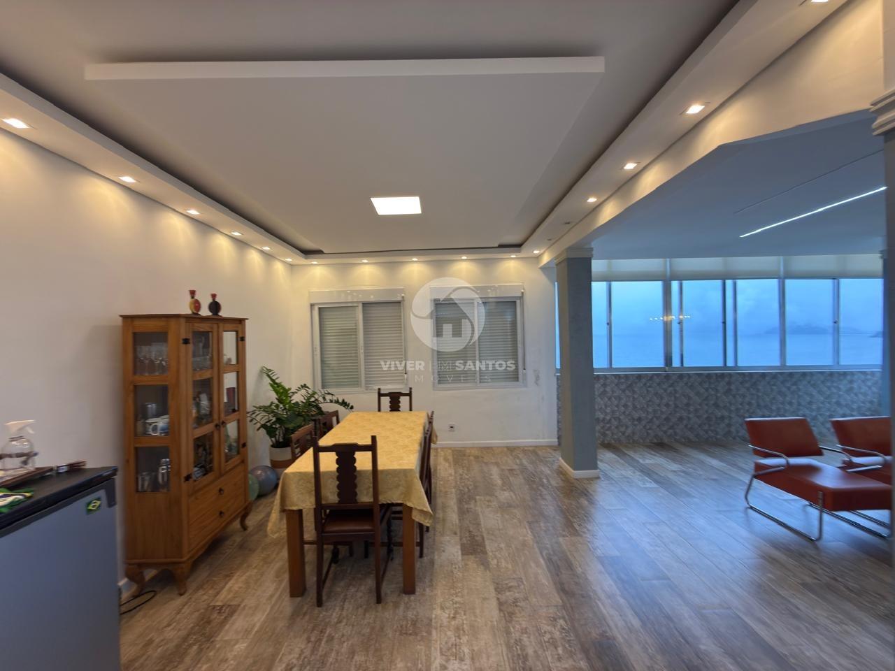 Apartamento Frente Mar 134 m², 2 Suítes, Varanda Gourmet e Vista Panorâmica no Embaré – Santos/SP em Boqueirão, Santos — foto 5