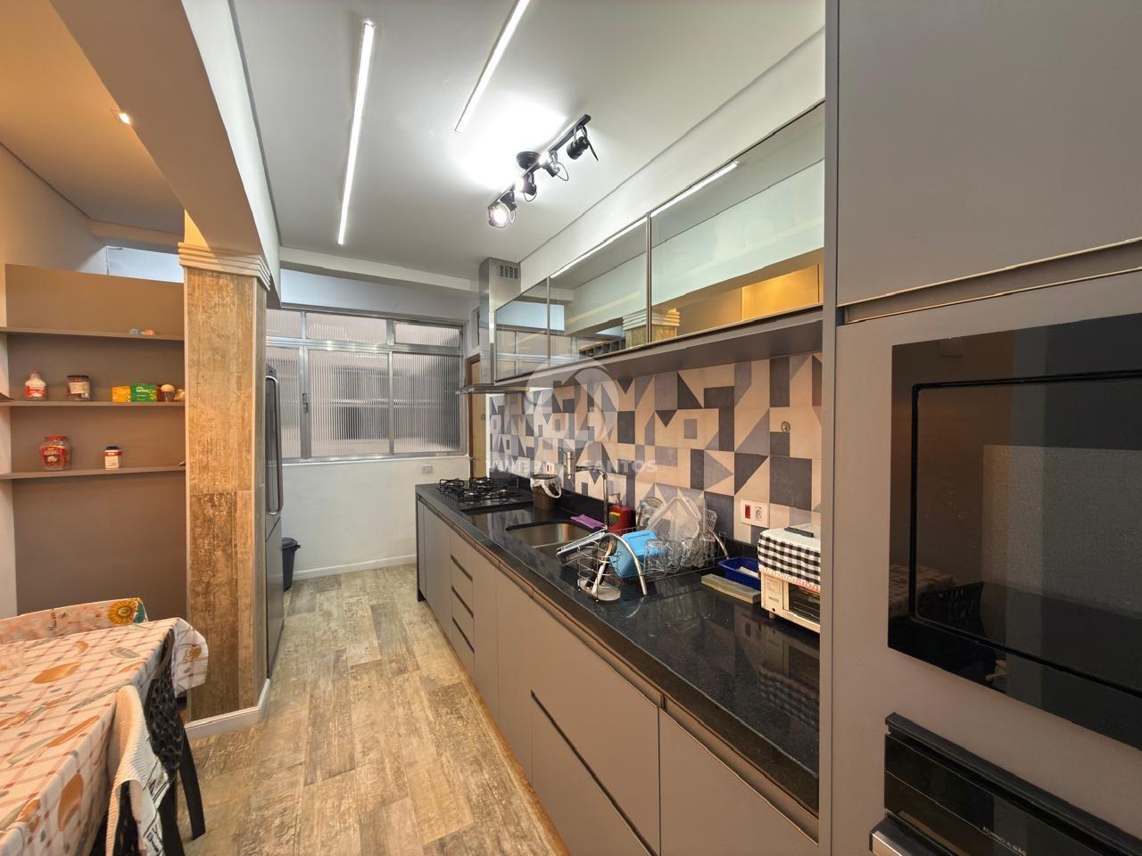 Apartamento Frente Mar 134 m², 2 Suítes, Varanda Gourmet e Vista Panorâmica no Embaré – Santos/SP em Boqueirão, Santos — foto 20