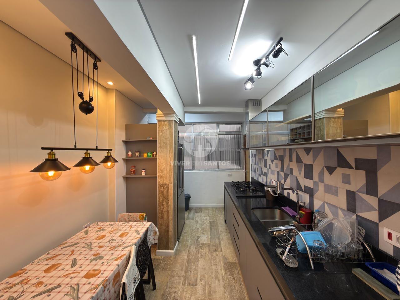Apartamento Frente Mar 134 m², 2 Suítes, Varanda Gourmet e Vista Panorâmica no Embaré – Santos/SP em Boqueirão, Santos — foto 19