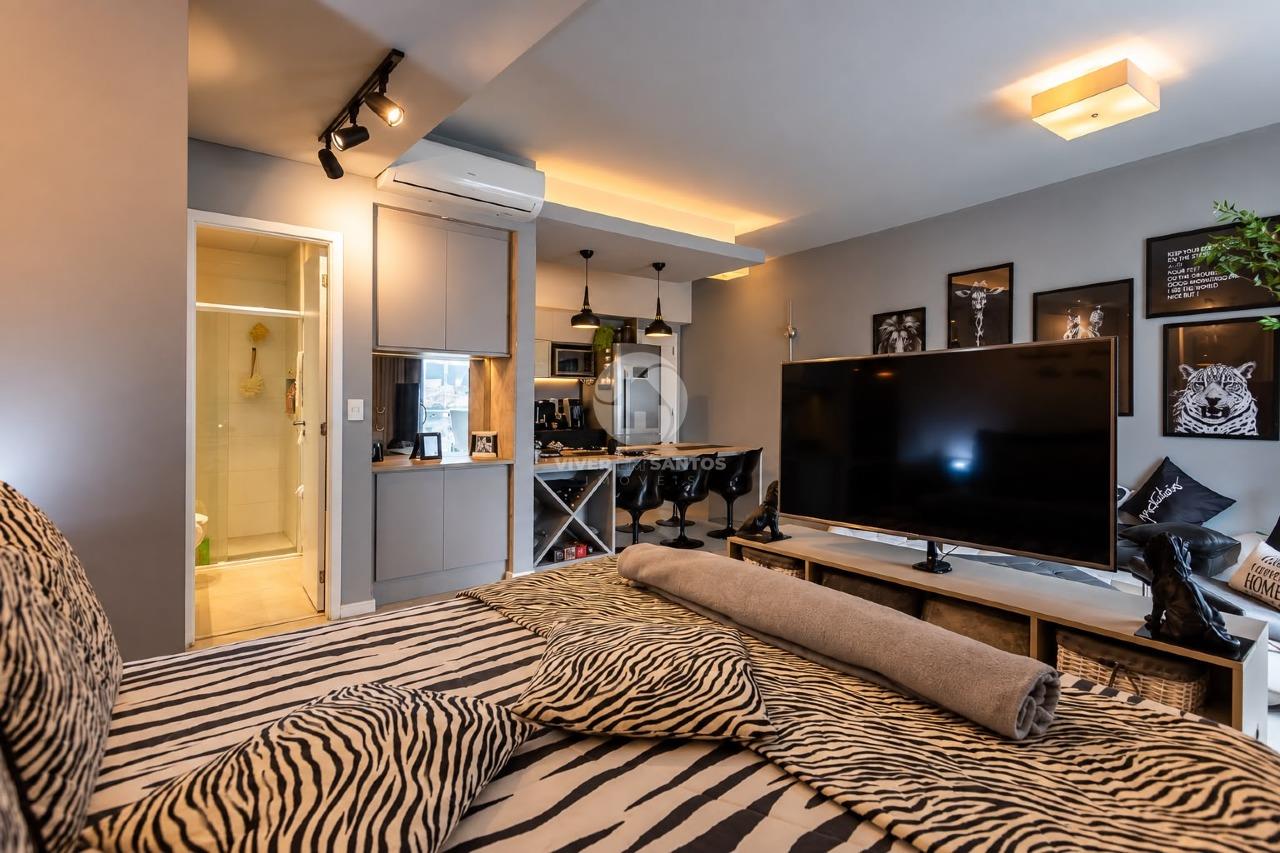 Apartamento 54 m², Andar Alto, Vista para o Mar e Lazer Completo na Pompéia – Santos/SPto em Pompéia, Santos — foto 3