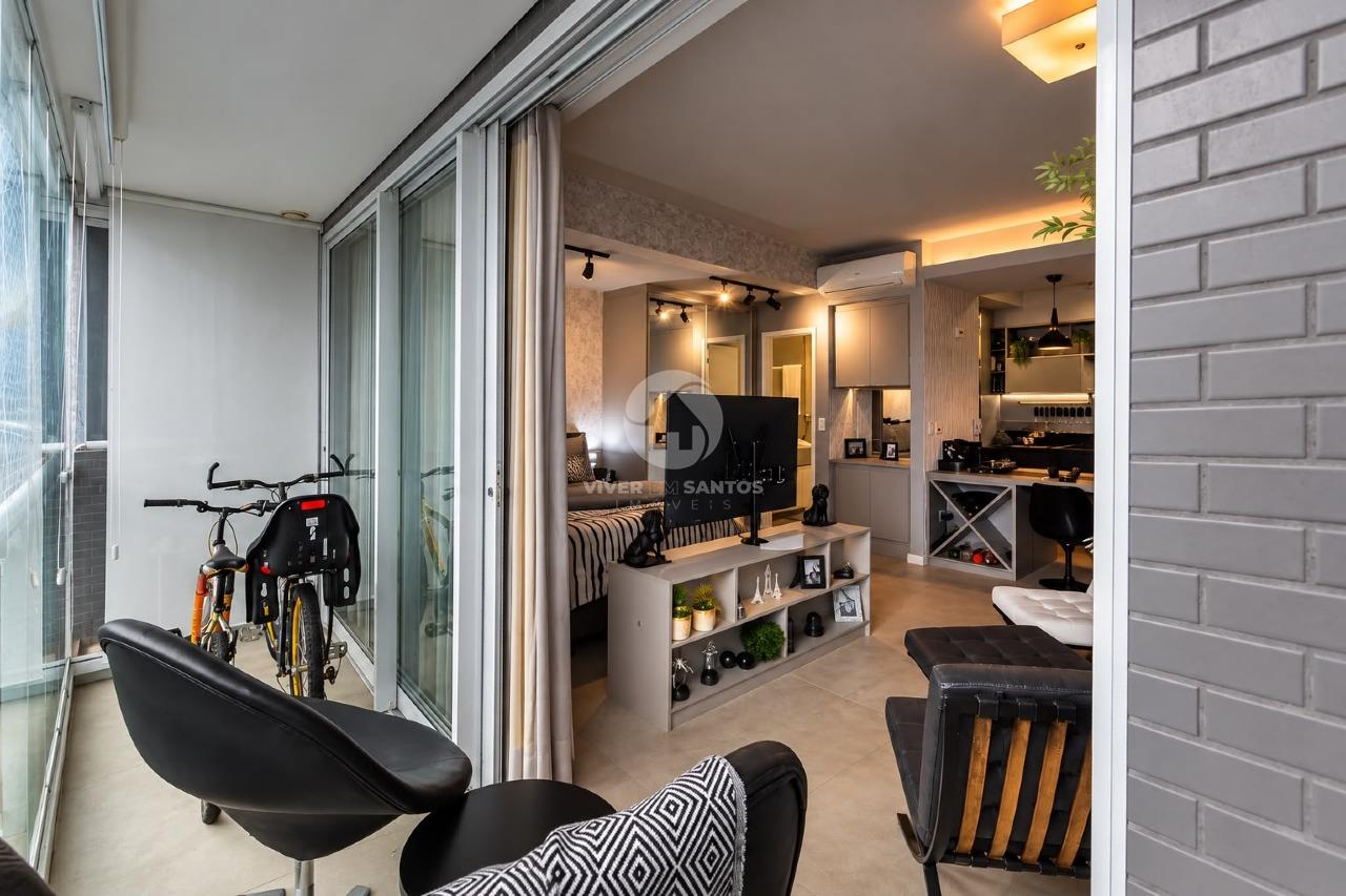 Apartamento 54 m², Andar Alto, Vista para o Mar e Lazer Completo na Pompéia – Santos/SPto em Pompéia, Santos — foto 9