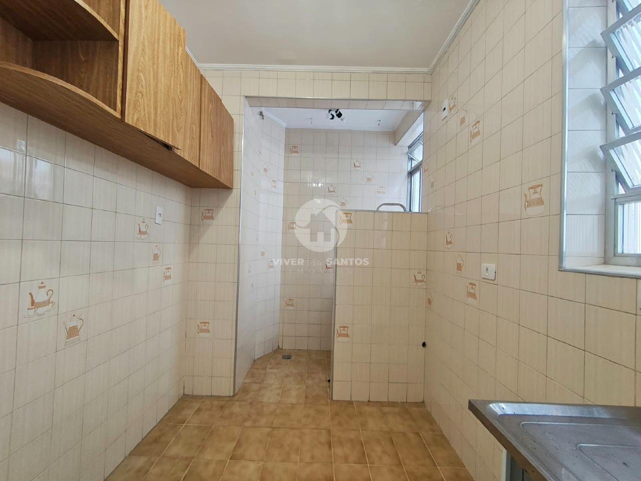 Apartamento de Frente, 2 Dormitórios Amplos e Sala Iluminada na Ponta da Praia – Santos/SP em Ponta da Praia, Santos — foto 12