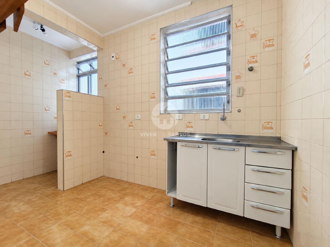 Apartamento de Frente, 2 Dormitórios Amplos e Sala Iluminada na Ponta da Praia – Santos/SP em Ponta da Praia, Santos — foto 13