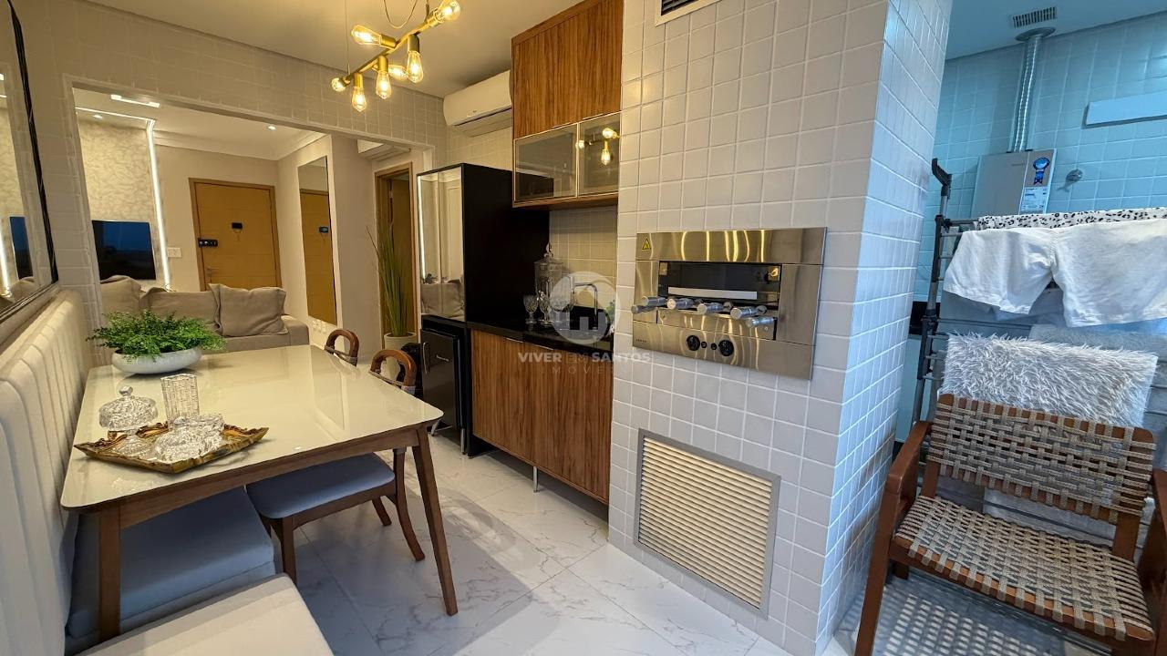 Apartamento Mobiliado, 2 Dormitórios, Varanda Gourmet, Vaga Demarcada e Lazer Completo no Boqueirão – Santos/SP em Boqueirão, Santos — foto 27