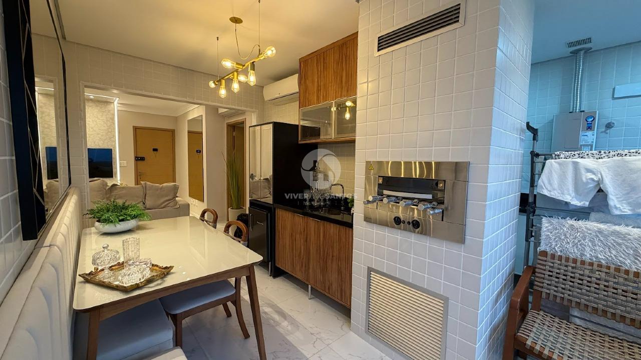 Apartamento Mobiliado, 2 Dormitórios, Varanda Gourmet, Vaga Demarcada e Lazer Completo no Boqueirão – Santos/SP em Boqueirão, Santos — foto 10