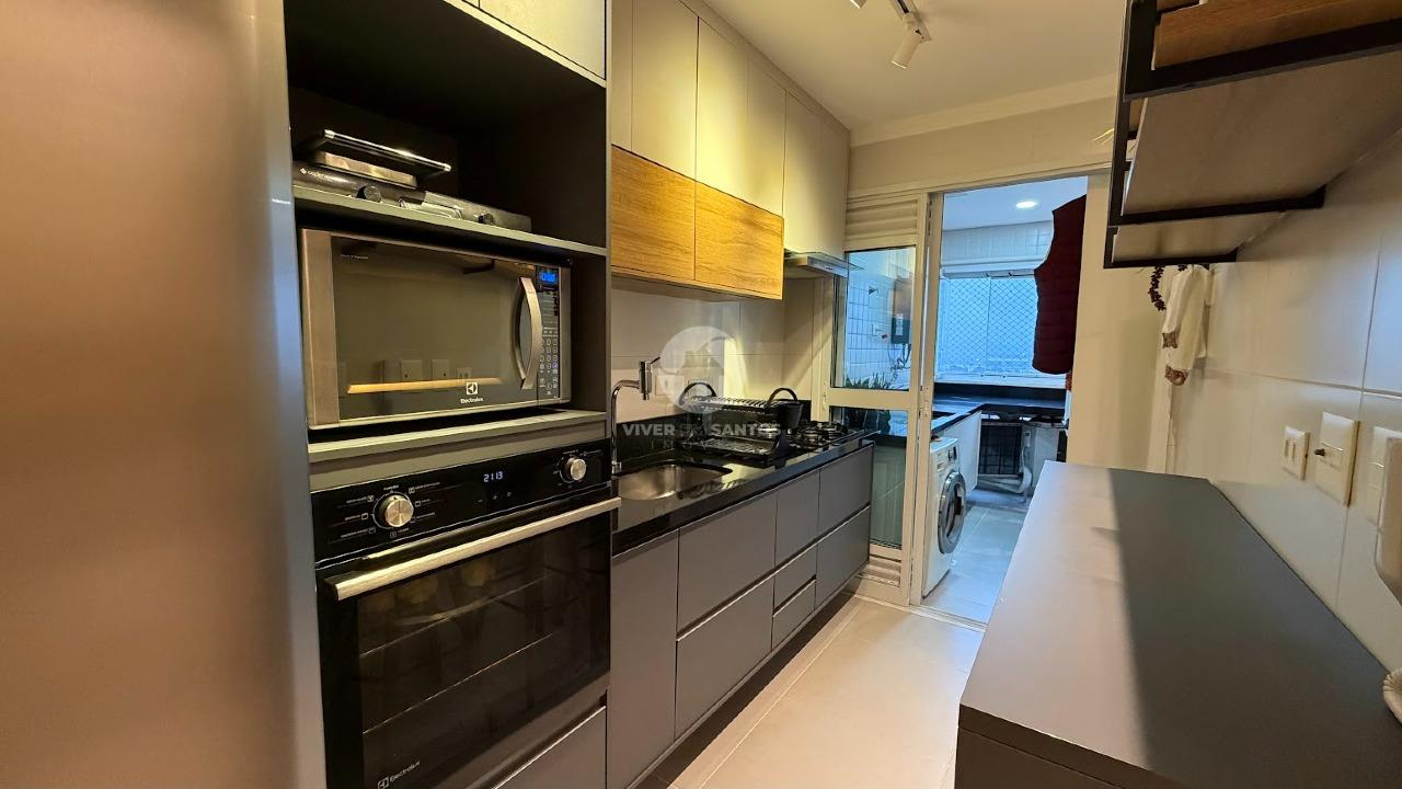 Apartamento Mobiliado, 2 Dormitórios, Varanda Gourmet, Vaga Demarcada e Lazer Completo no Boqueirão – Santos/SP em Boqueirão, Santos — foto 29