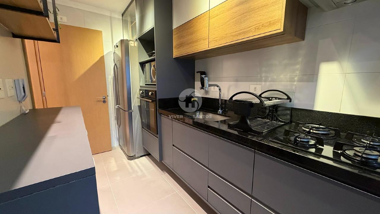 Apartamento Mobiliado, 2 Dormitórios, Varanda Gourmet, Vaga Demarcada e Lazer Completo no Boqueirão – Santos/SP em Boqueirão, Santos — foto 25