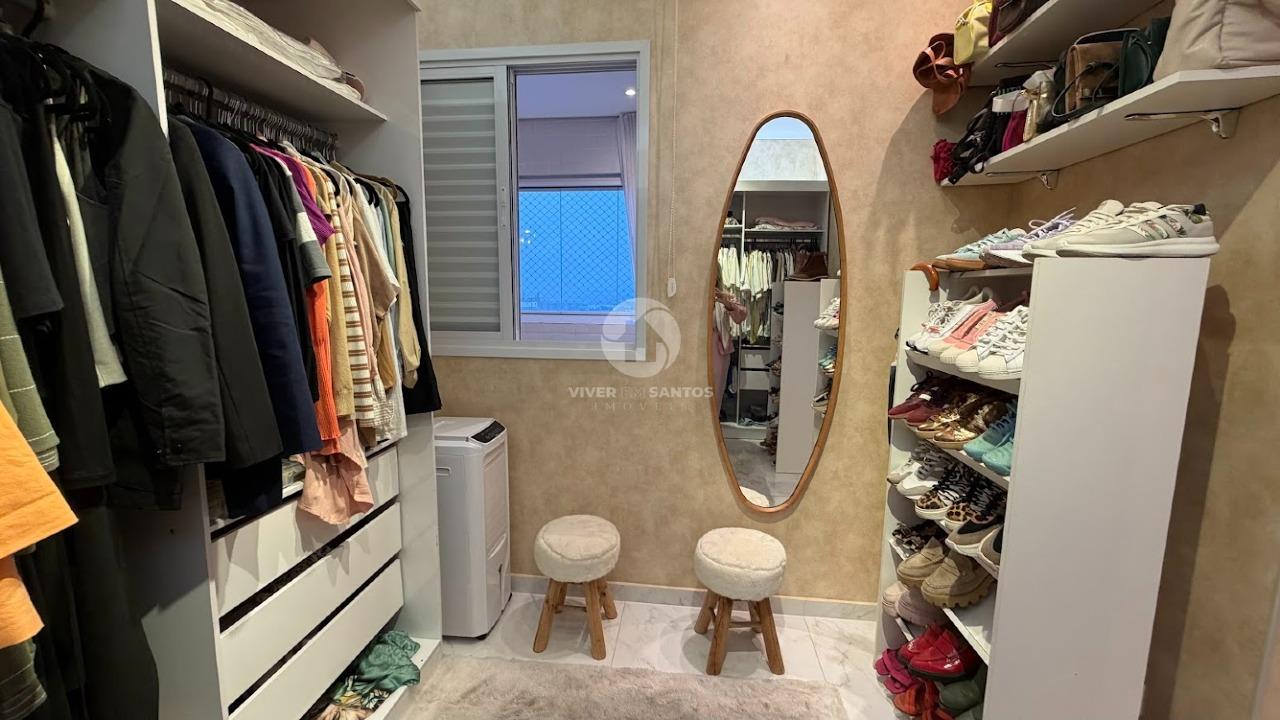 Apartamento Mobiliado, 2 Dormitórios, Varanda Gourmet, Vaga Demarcada e Lazer Completo no Boqueirão – Santos/SP em Boqueirão, Santos — foto 18