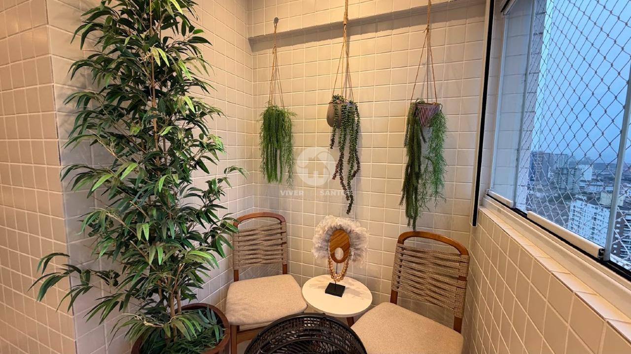 Apartamento Mobiliado, 2 Dormitórios, Varanda Gourmet, Vaga Demarcada e Lazer Completo no Boqueirão – Santos/SP em Boqueirão, Santos — foto 14