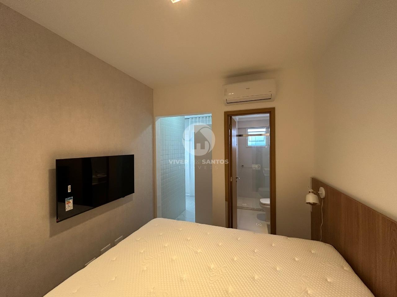 Apartamento Mobiliado, 3 Dormitórios, Suíte, Lazer Completo e 2 Vagas no Boqueirão – Santos/SP em Boqueirão, Santos — foto 24