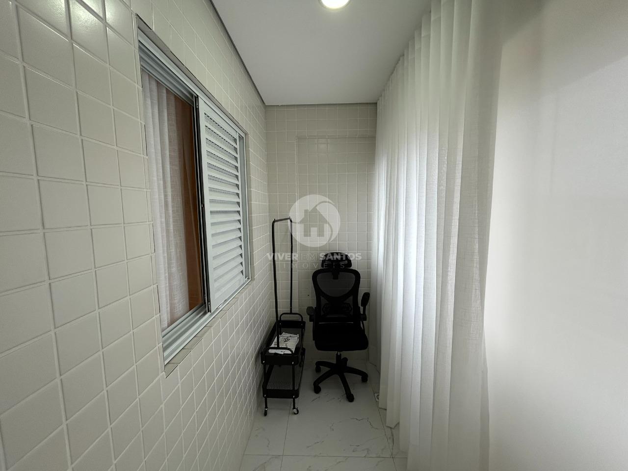 Apartamento Mobiliado, 3 Dormitórios, Suíte, Lazer Completo e 2 Vagas no Boqueirão – Santos/SP em Boqueirão, Santos — foto 29