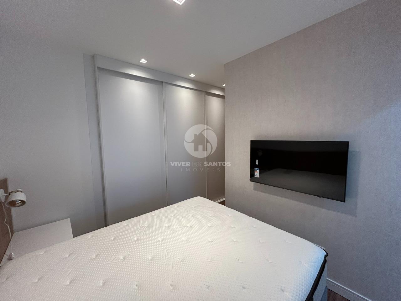 Apartamento Mobiliado, 3 Dormitórios, Suíte, Lazer Completo e 2 Vagas no Boqueirão – Santos/SP em Boqueirão, Santos — foto 26